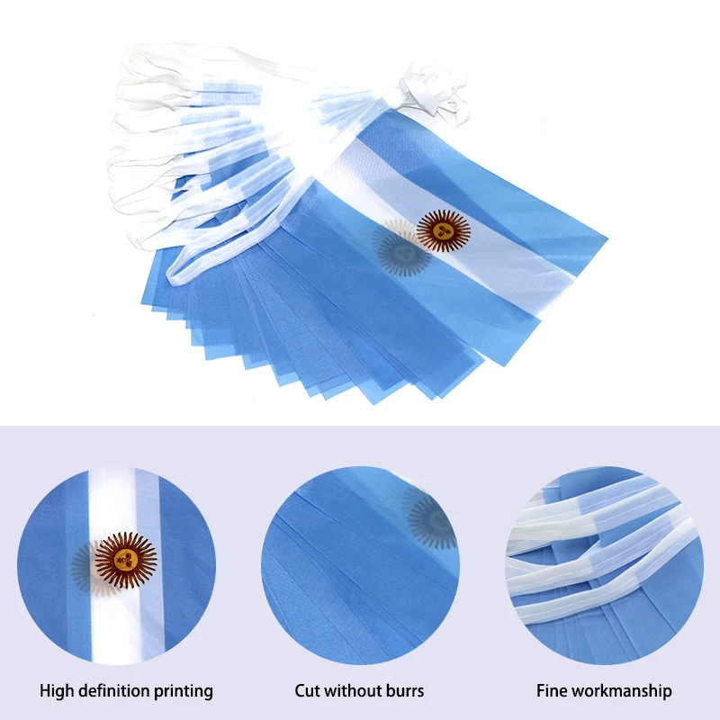 3Jflag Национальный флаг Аргентины патриотические занятия 25 мая праздничный баннер
