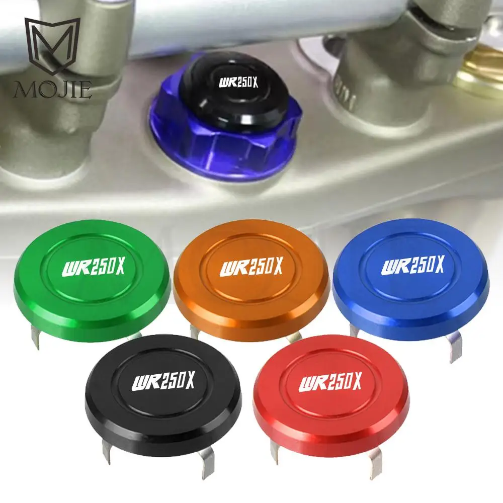 

For YAMAHA WR 250 X 2007-2017 Steering Stem Nut Cap Cover Caps Decorative cover Motorcycle WR250X 2021 2020 HandleBar Stem Shaft