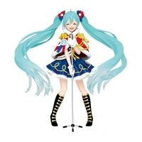 original hatsune miku winter sing anime figure kagamine rin action figure toys for boys collectibles gifts model ornaments