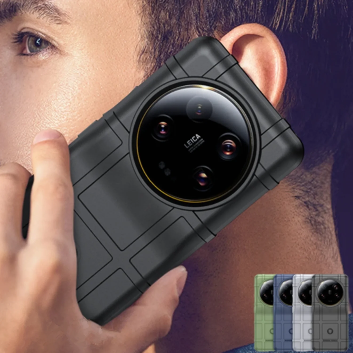 Для Xiao mi 13 Ultra Mi13 ultra mi13ultra Мягкий защитный чехол противоударный матовый задний