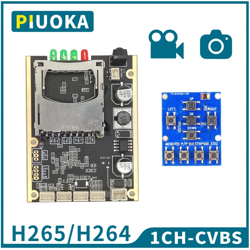 

Цифровой видеорегистратор Mini CCTV HD, фотозапись, обнаружение подземных трубопроводов, промышленный эндоскоп, медицинская плата DVR, метод сжатия H265
