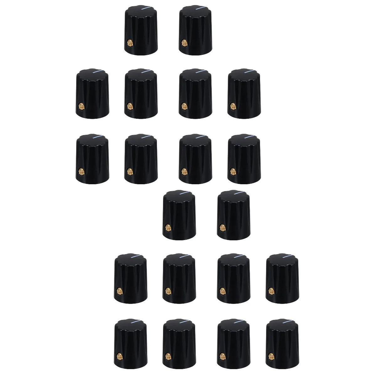 

Knobs Knob Guitar Tone Metal Volume Dome Bass Control Potentiometer Hatpot Amp Electric Brass Rotary Amplifier Custom Pedal