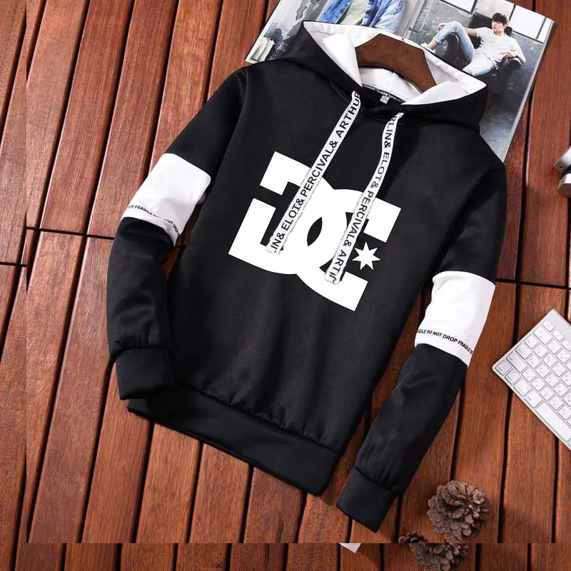 2022 Newest Fashion Tracksuit Men's Long Sleeve Hoodie + Sports Pants Set Pullover Sweater Tops and Jogging Pants Casual Outfit