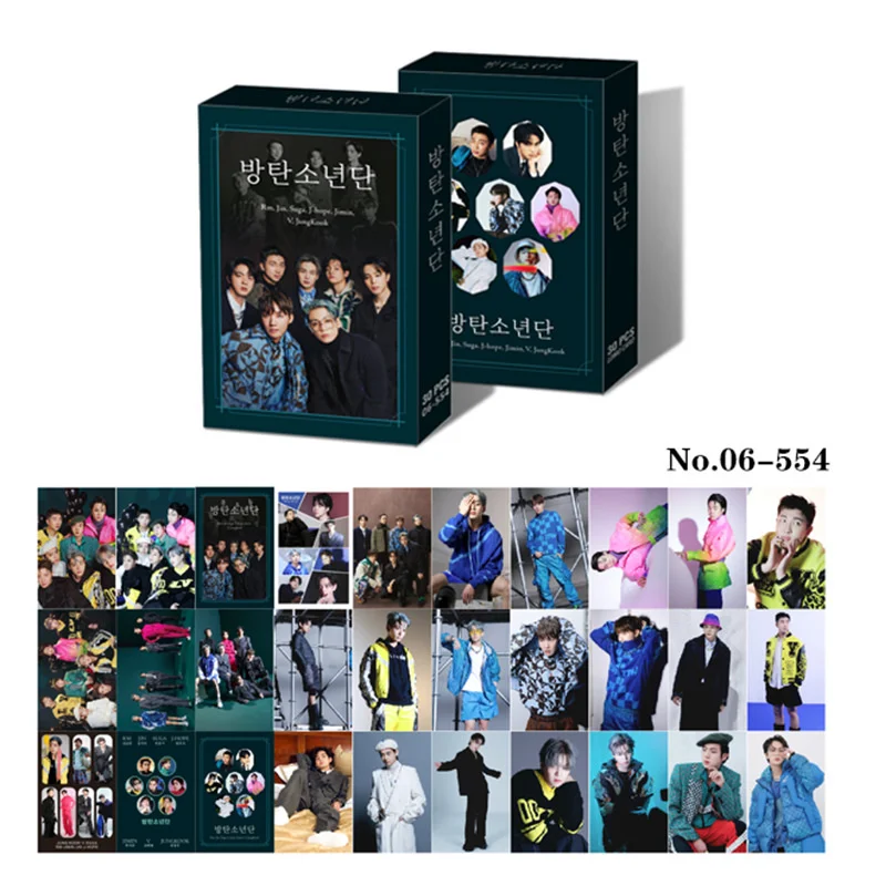 

30pcs/set KPOP ENHYPEN IU YINWAR AESPA Bangtan Boys 2022 GreetingCard LOMOCard Smallcard New Korea Group Thank You Card