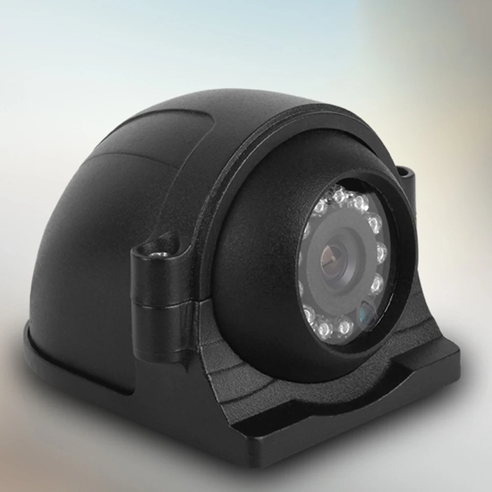 

4-контактная сверхмощная камера заднего вида, камера заднего вида AHD 1080P, черная IP67, ИК-камера для грузовика, автофургона, автобуса, камера бок...