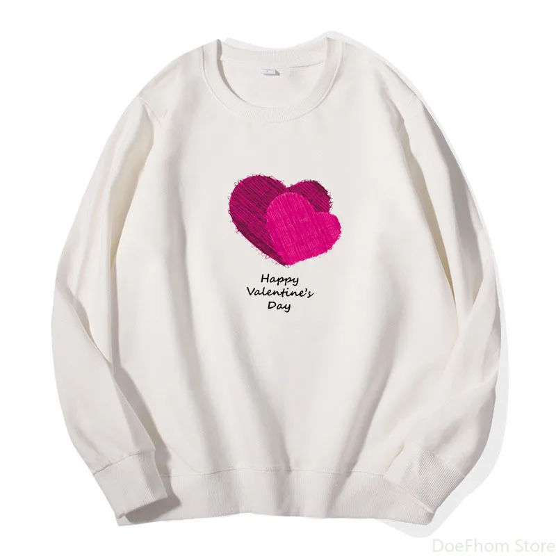 

Новинка, женские толстовки, весенний свитшот с принтом влюбленных сердец, пуловеры из чистого хлопка для девочек, топы с длинным рукавом, по...