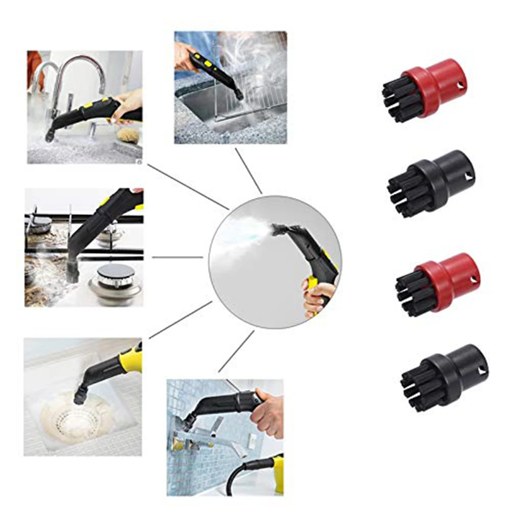 

Cleaning Brushes Nozzle Brushes For Karcher SC1 SC2 SC3 SC4 SC5 Steam Cleaner Attachment Round Sprinkler Nozzle Head Spare Part