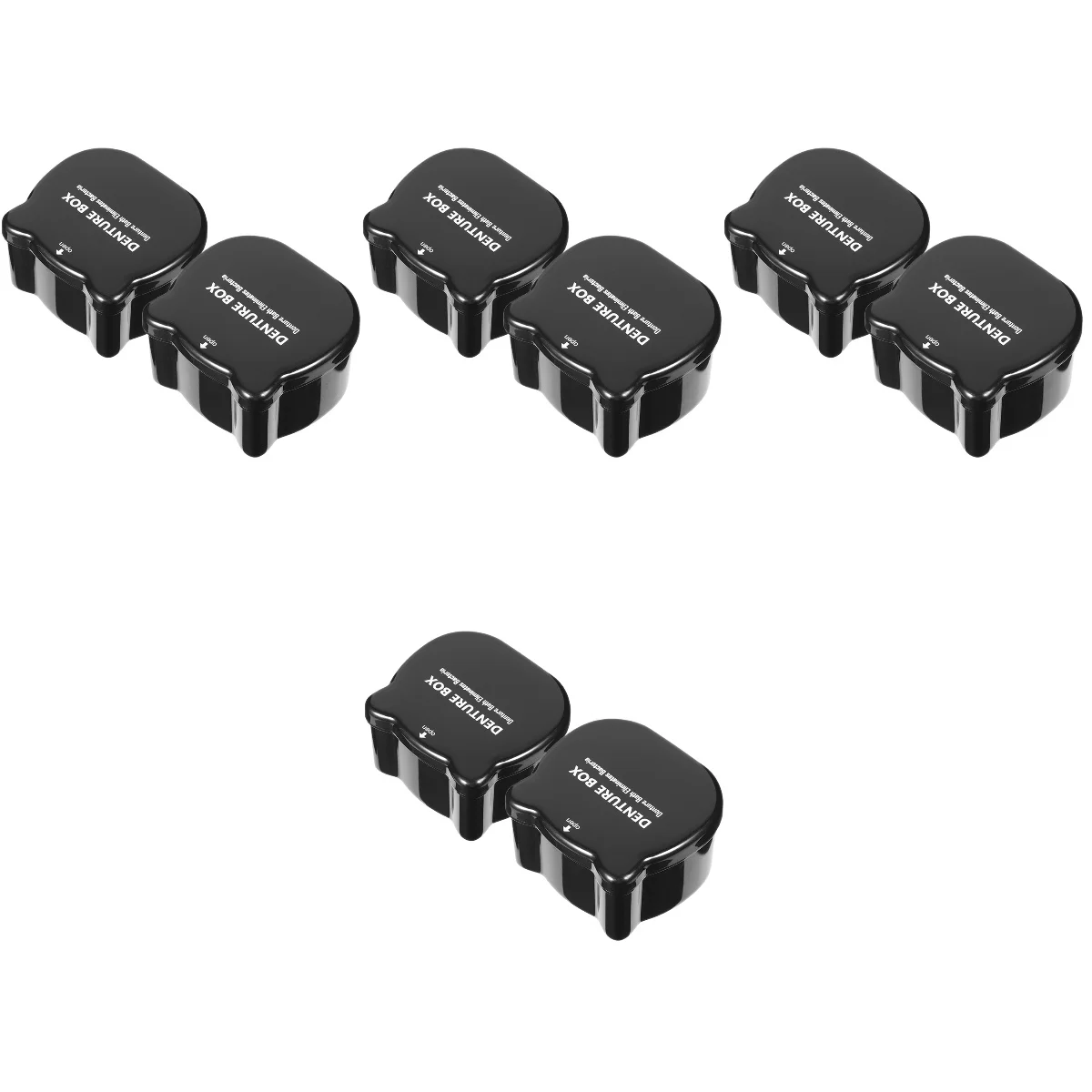 

8 шт., коробка для зубных протезов, многоразовая коробка для зубных протезов