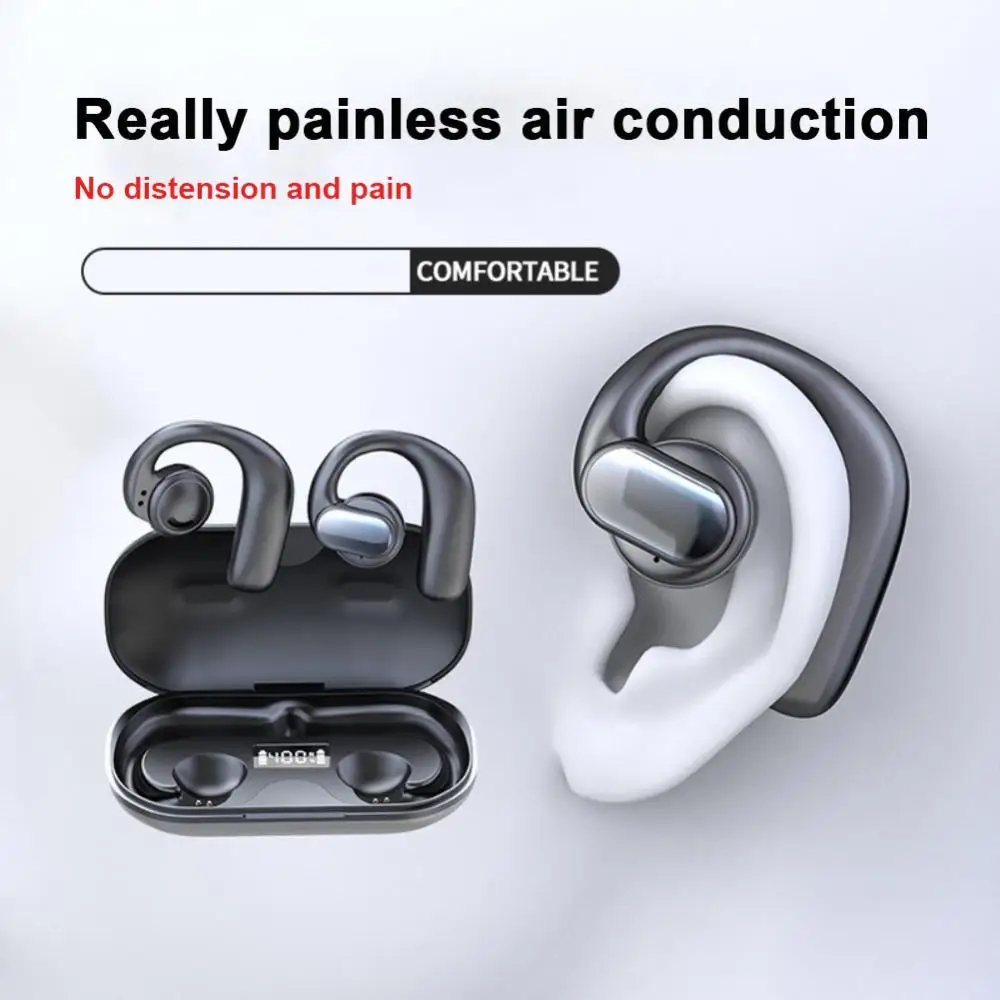 

Tws Waterproof Bluetooth Earhooks Wireless Earphone Hifi Stereo Noise Reduction Bluetooth Earphones Headphone Power Display