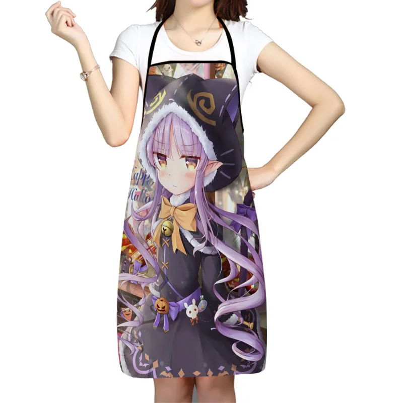 

Кухонный Фартук Kyouka princess connect! Ткань Оксфорд без рукавов с принтом для мужчин и женщин, инструменты для уборки дома, креативные подарки