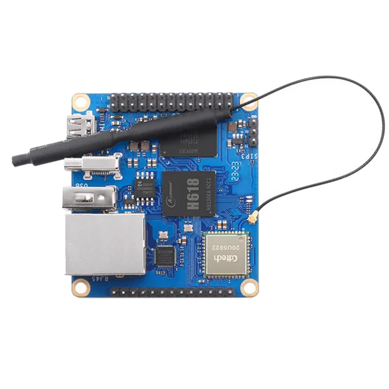 Плата разработки для Zero 3 1 ГБ ОЗУ H618 WiFi5 + BT 5 0 Gigabit LAN Android 12 Debian12 Ubuntu22.04
