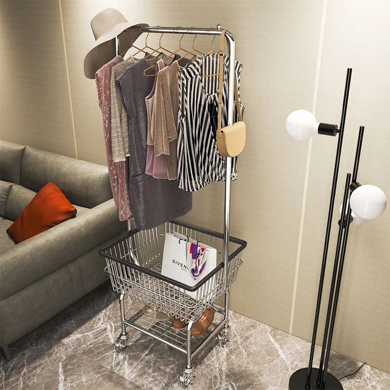 

Wardrobes Bedroom Clothes Rack Modern Furniture Magazine Shoe Rack Coat Metal Shelf Design Hanger Perchero Bedroom Furniture