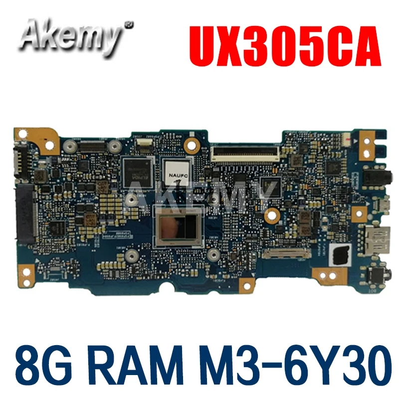 

Материнская плата Amazoon ZenBook UX305CA для ноутбука Asus UX305CA UX305C UX305 U305C, протестированная оригинальная материнская плата 8 ГБ ОЗУ M3-6Y3 0 ЦП