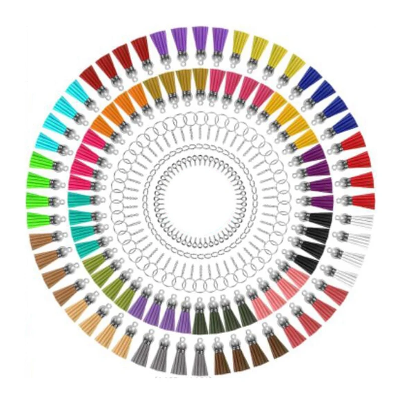 

400 шт. брелок с кисточками, кожаный брелок с кисточками, подвески, брелок с кисточками для самостоятельного изготовления, брелки, товары для ...