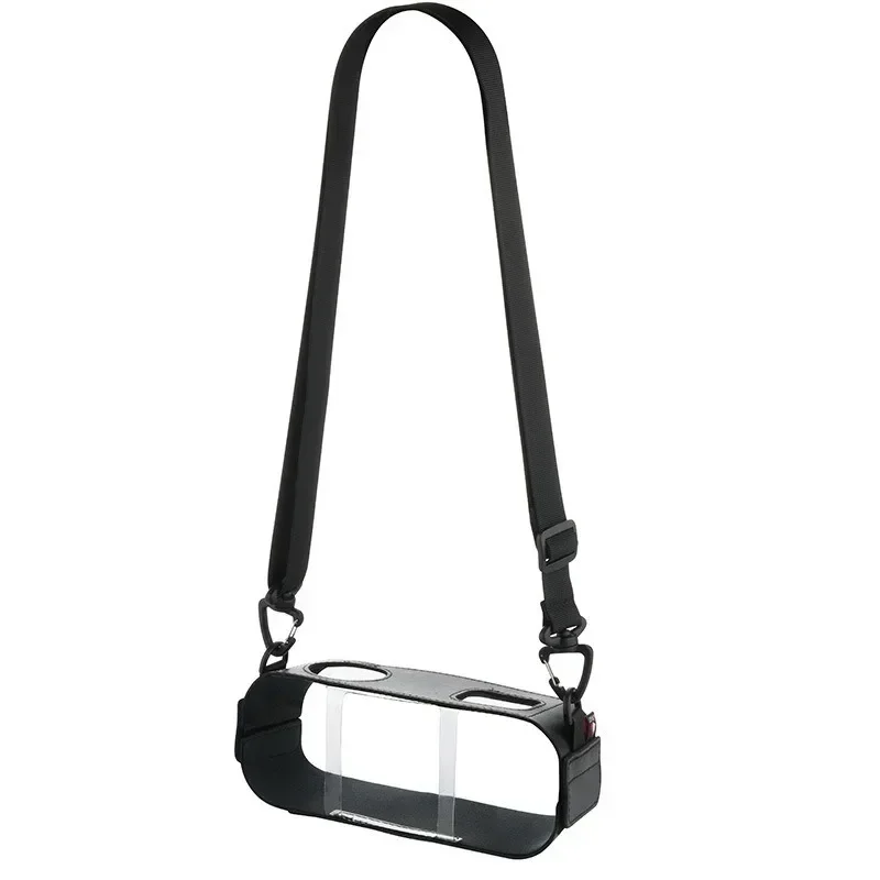 Прочный чехол из искусственной кожи со съемным нейлоновым ремешком для динамика