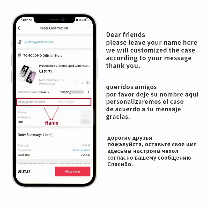 Personalise Name Strap PU Lychee Leather Phone Case For iPhone 11 12 13 14 Pro Max Plus Lanyard Diamond Metal Letter Cover