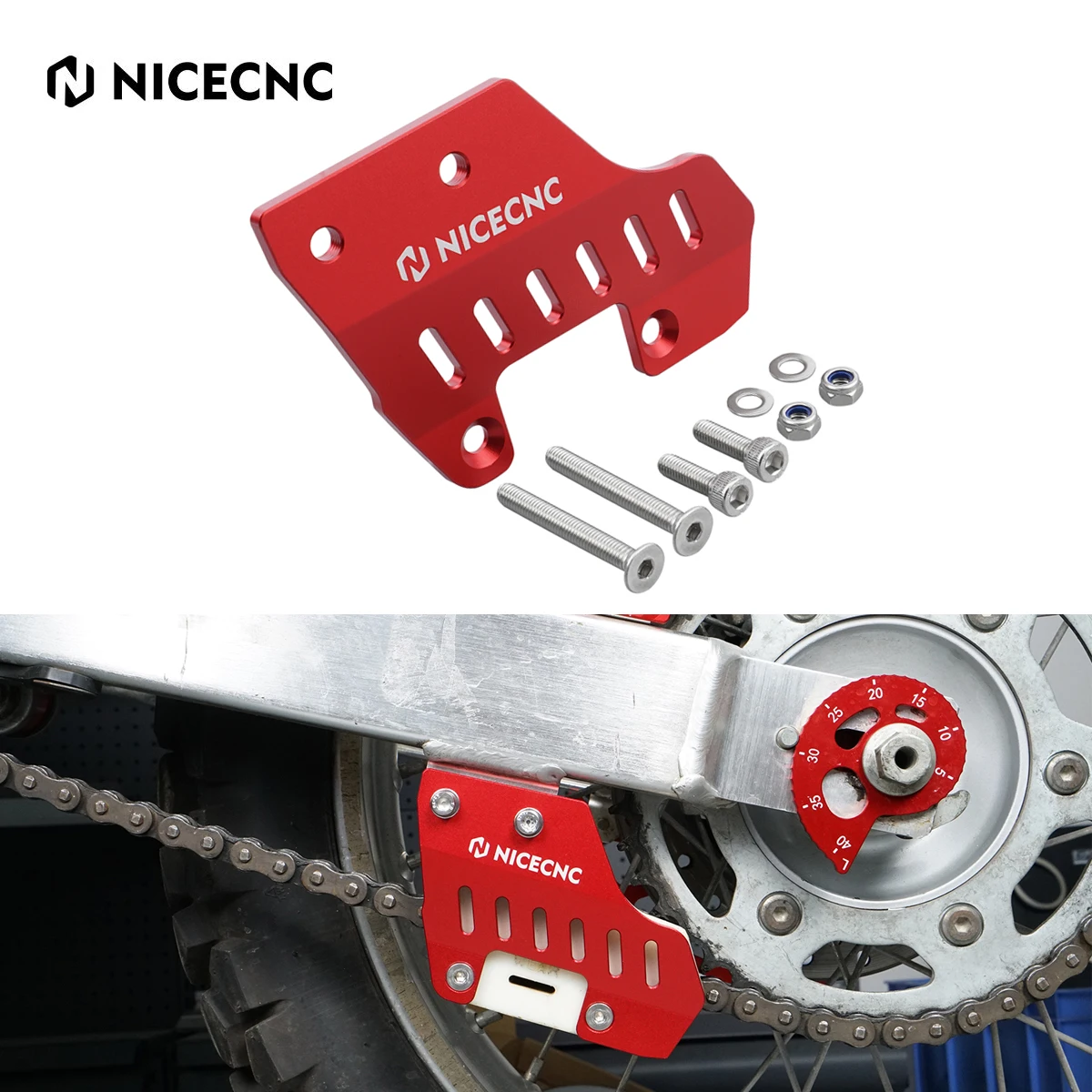 Прочность NiceCNC Направляющая цепи защита для Honda XR 650L XR650L 1993-2023 2022 2021 защитная