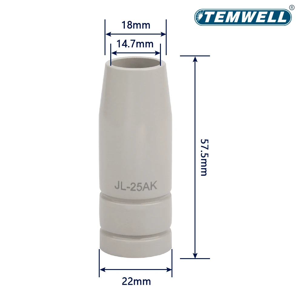 

TEMWELL 25AK защитные газовые сопла для сварки MB MIG MAG 230A