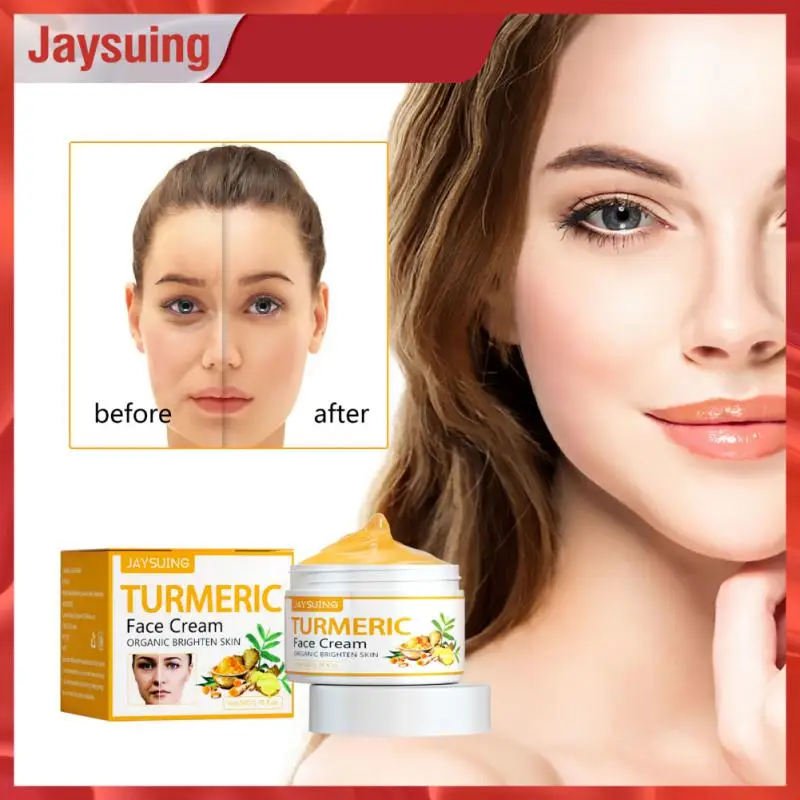 

Turmeric Beauty Face Cream Lightens Wrinkles Lifts And Tightens Skin Face Cream AntiAging Brightening Whitening Skincare Product