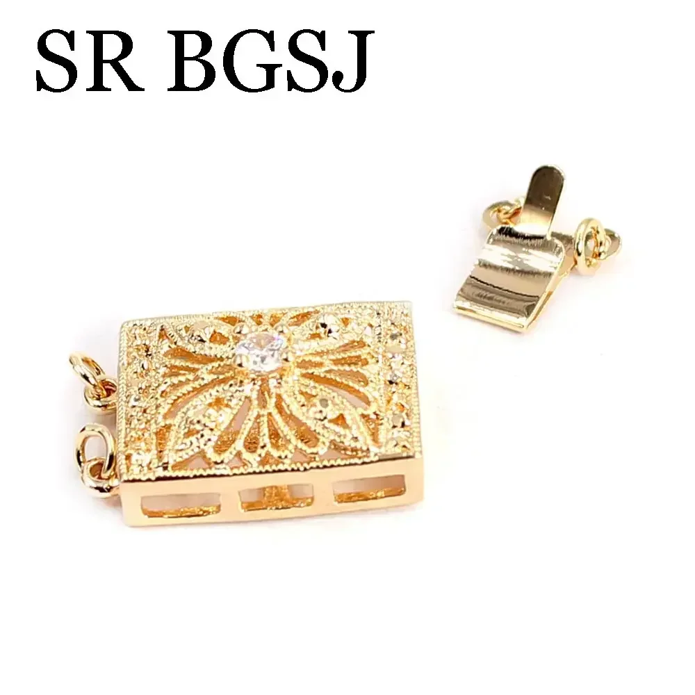 Комплект фурнитуры для бижутерии SR BGSJ желтый металл