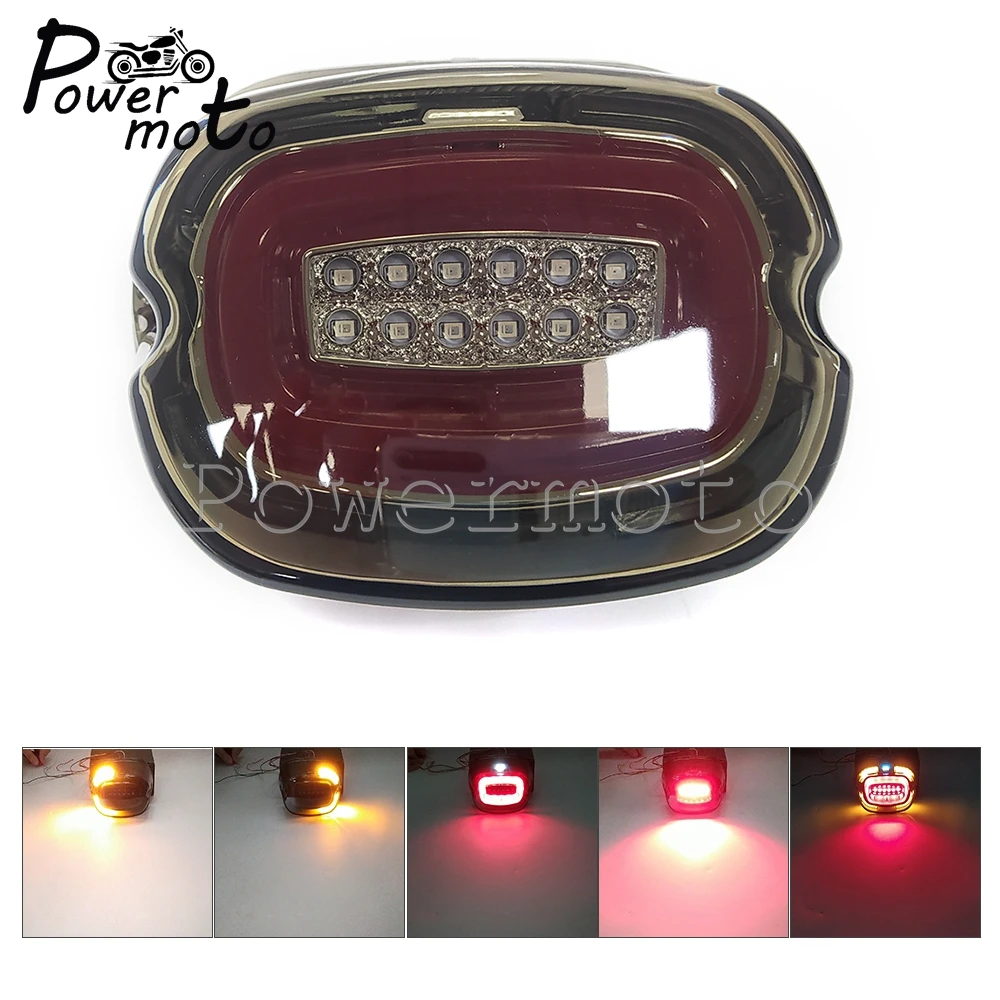 

Задняя фара для Harley Dyna Sportster Touring Softail, задний стоп-сигнал, сигнал поворота, задсветильник фсветильник, 12 В