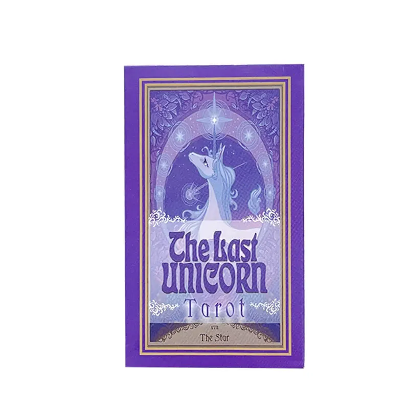 

The Last Unicorn Tarot 78 Tarot Deck Original new Tarot Cards For Beginners With PDF Guidebook Divination Oracle Card Deck