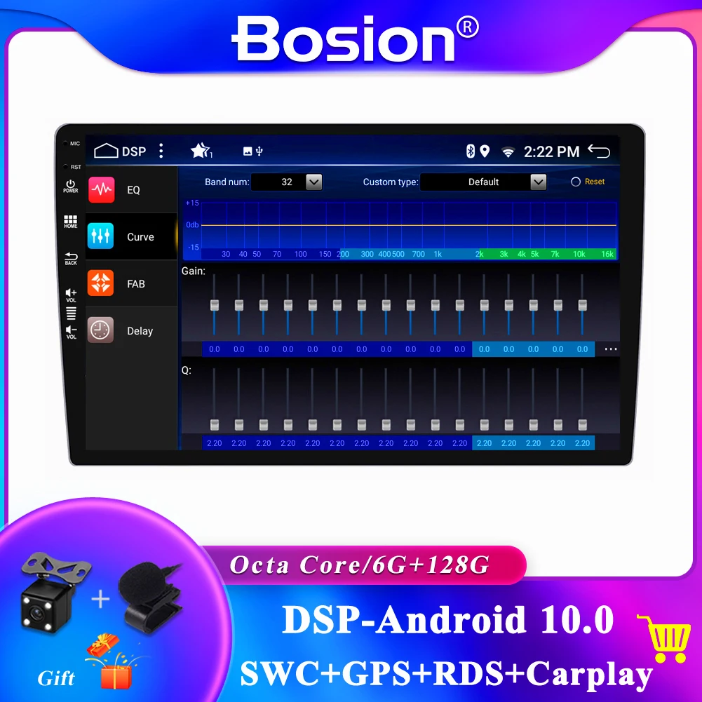 

PX6 Android 10 CarPlay DSP Автомобильный мультимедийный плеер Радио Android GPS Navi 1 Din/2 Din стерео универсальная кассета запись 128G