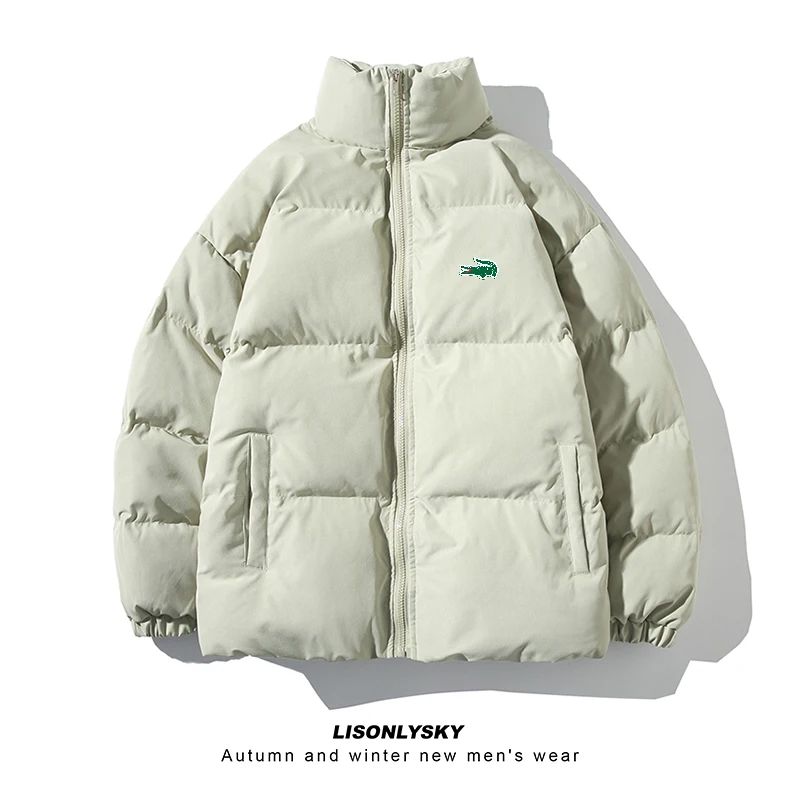 2022 winter Y2K basic men's and women's down jacket large cotton jacket warm polyester taffeta thickened jacket