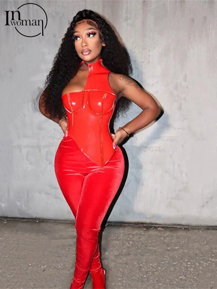 

Майка женская облегающая кожаная, с открытой спиной, без рукавов