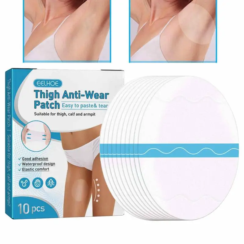 

10 шт., невидимые накладки на бедра для защиты от натирания