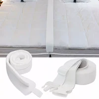 Twin to King Bed Bridge Gap Filler Pad with Strap Adjustable Converter Kit for Twin Bed Mattress Connector Bed Sheet Fastener