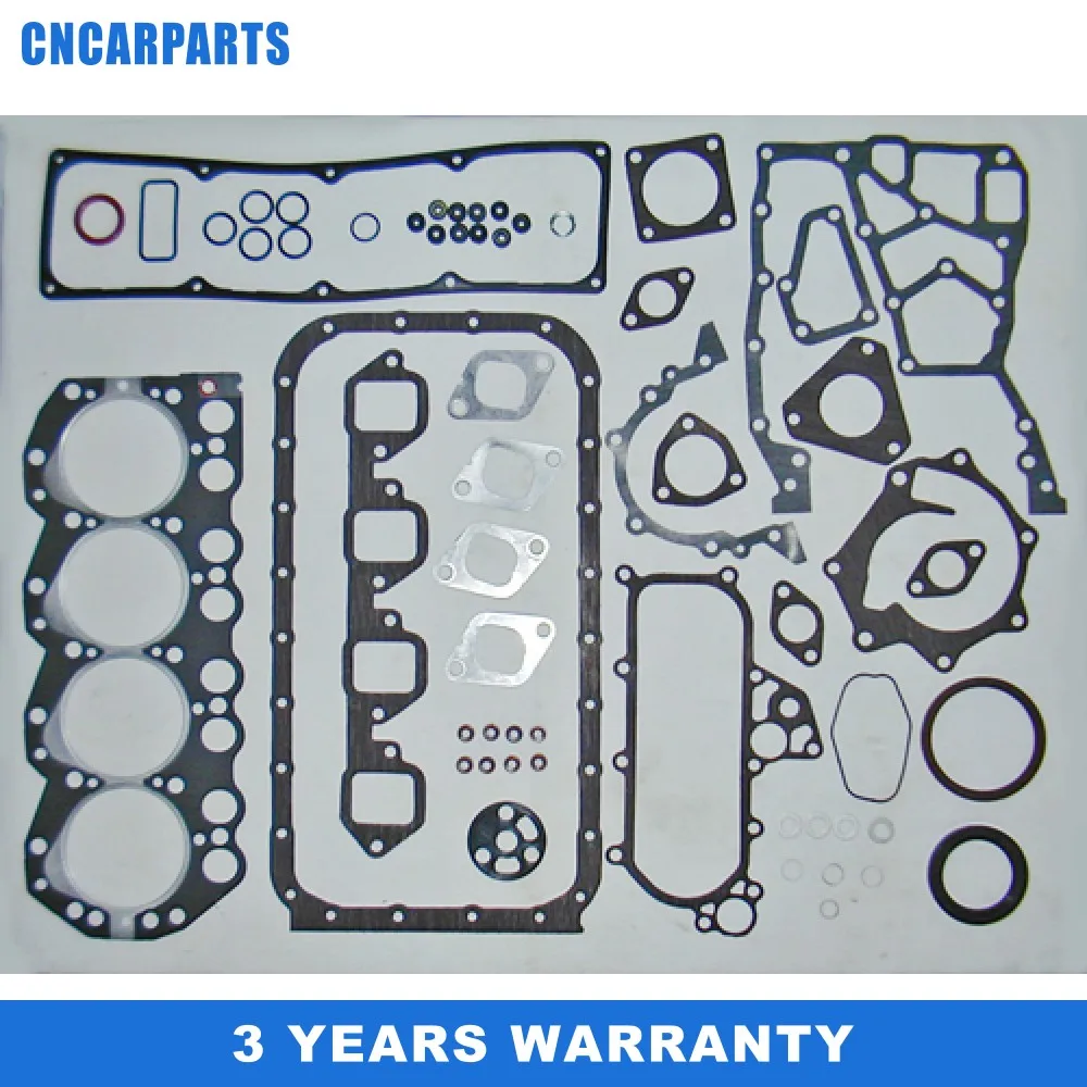Комплект ПРОКЛАДКИ ДВИГАТЕЛЯ ПОЛНОЙ ГОЛОВКИ подходящий для Nissan 2.5 Tdi TD27 TRUCK 2.7L 8V D22