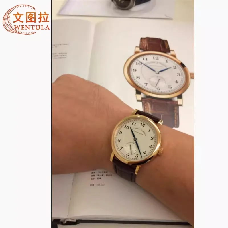 ДЛЯ КОЖАНЫЙ РЕМЕНЬ ДЛЯ ЧАСОВ A. LANGE & SÖHNE LANGE 1. ФАЗЫЙ АЛЛИГАТОР. (art.: 3920d02e340f5) - 3920d02e340f5