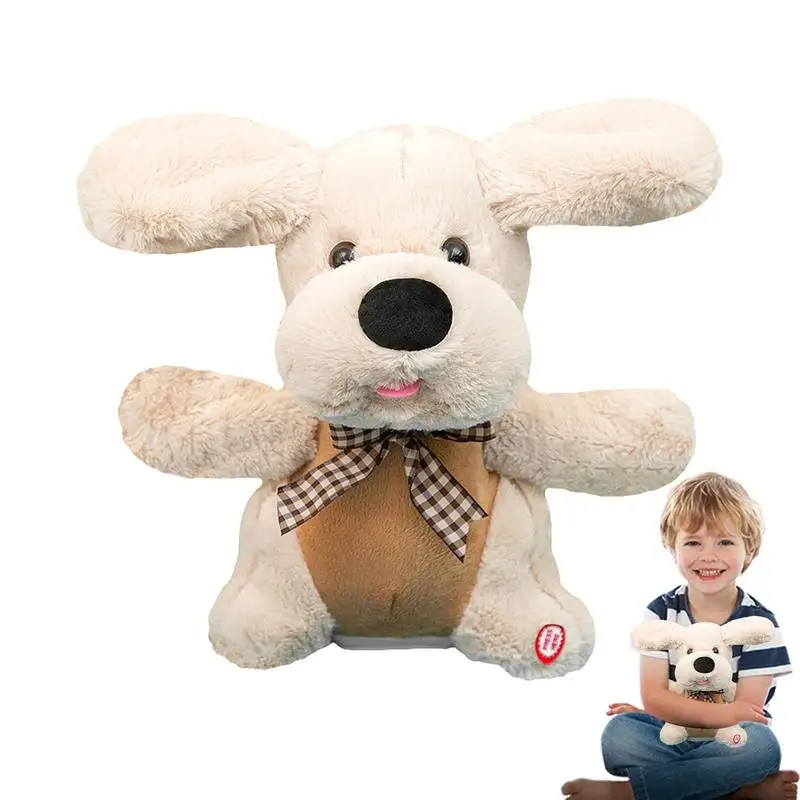 

Electronic Plush Puppy Dog Toy Realistic Clap Hands Robot Interactive Dog Dancing Animated Stuffed Animal For Boys And Girls