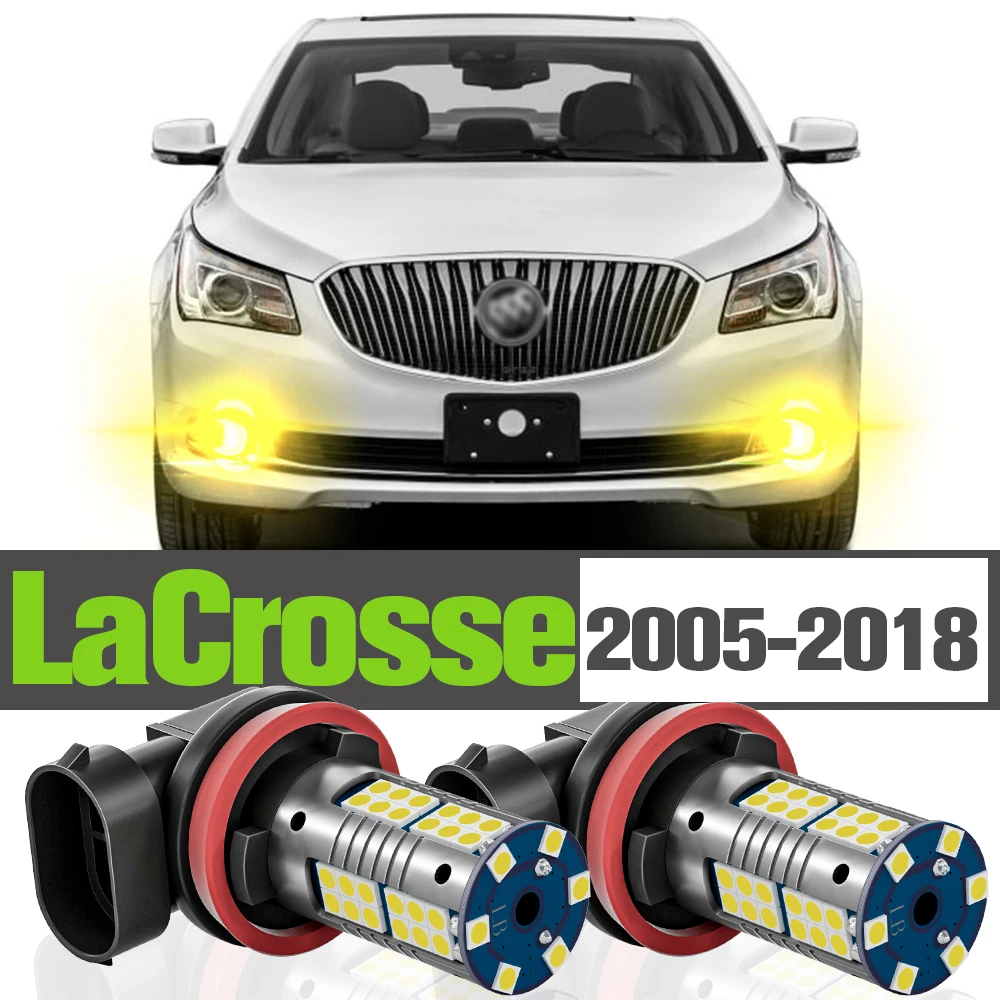 

2x LED Fog Light Accessories Lamp For Buick LaCrosse 2005-2018 2006 2007 2008 2009 2010 2011 2012 2013 2014 2015 2016 2017
