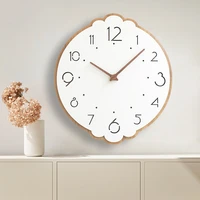 classic luxury creativity wall clock living room large silent wooden wall clock modern design reloj pared grande room decor