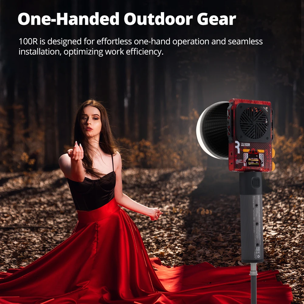 Двухцветный светодиодный видео светильник AMBITFUL 100R