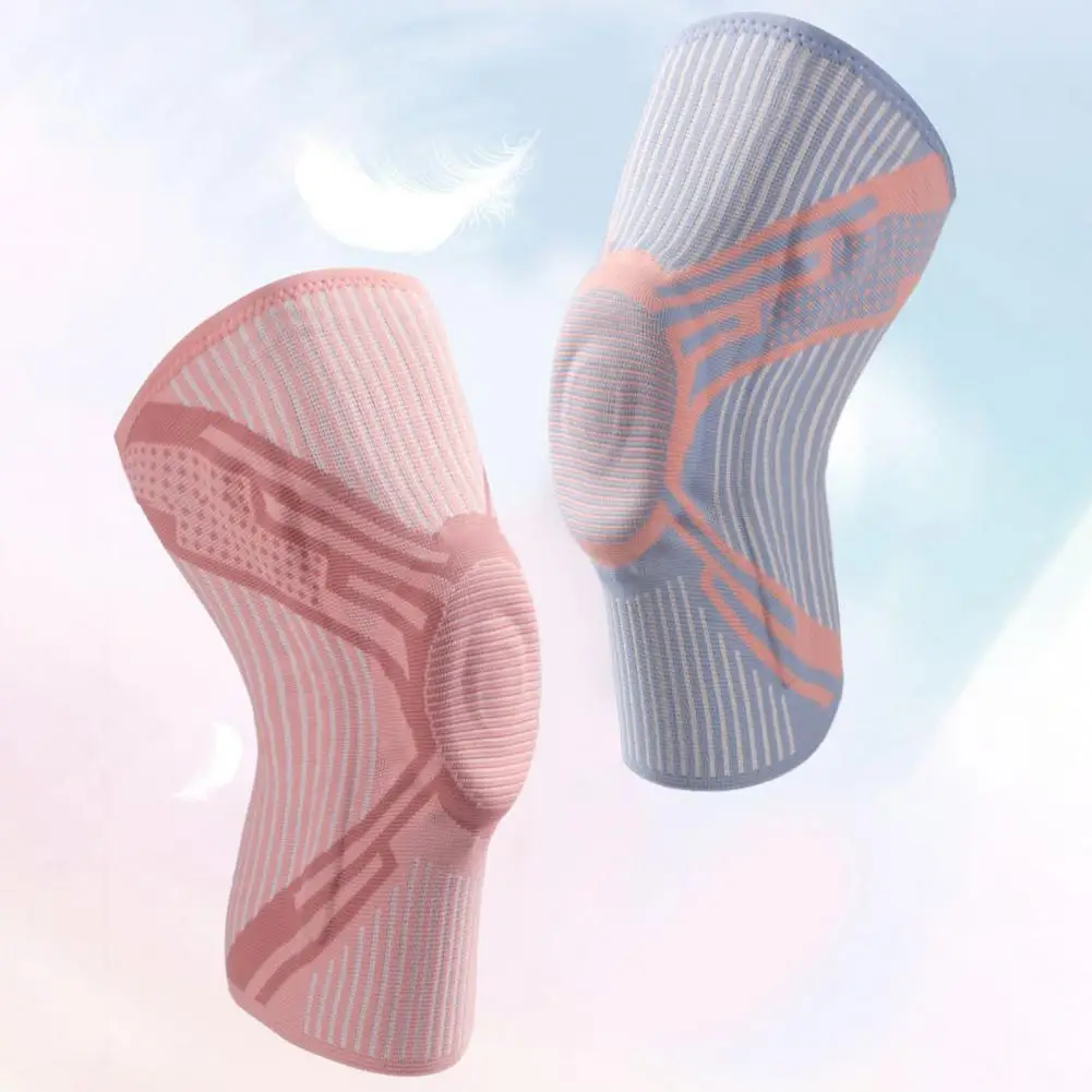 

Flexible Knee Sleeve Breathable Shock Absorption Knee Protector Men Women Leg Brace Support for Basketball Knee Protector
