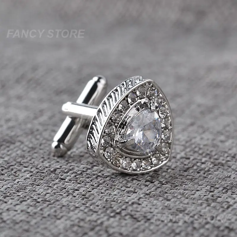 1 ~ 10 пар высококачественные роскошные запонки тригонометрического типа с