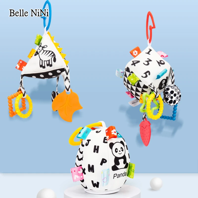 

Детский конструктор геометрической формы, черно-белый цвет