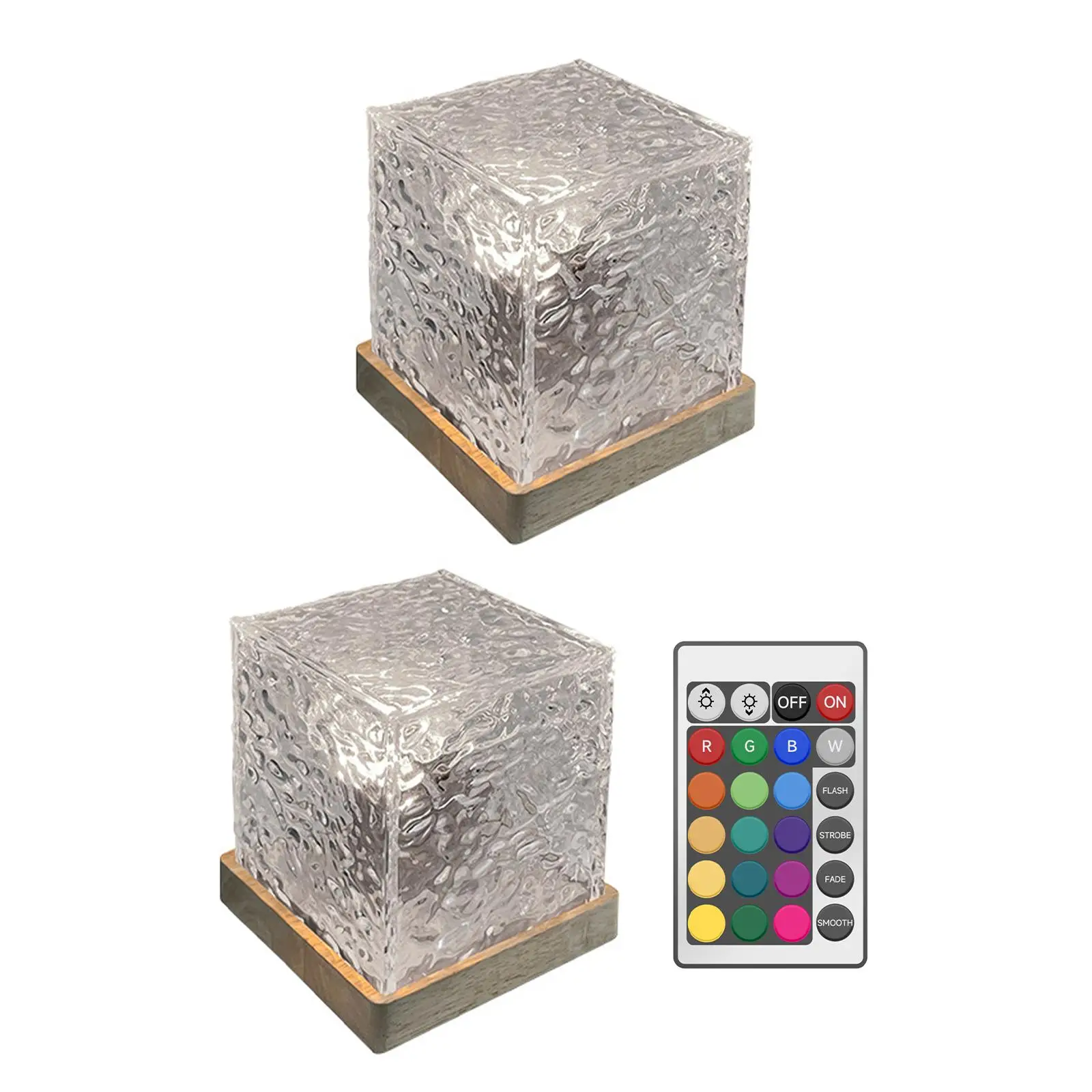 

Water Wave Table Lamp USB Modern Fashionable Night Light for NightStand