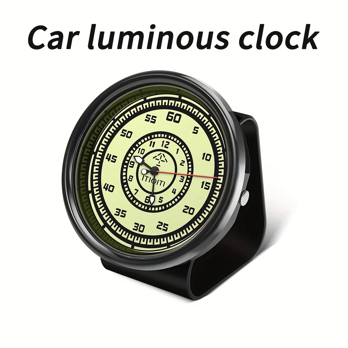 

1 комплект бесшумных подметающих второй шрифт, светящиеся декоративные автомобильные кварцевые часы, аналоговая приборная пан...