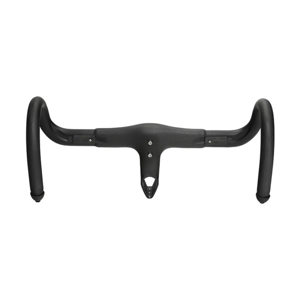 

Newest Racing T800 1K Carbon Fiber Integrated Handlebar Road Bike Handle Bar Spacer Accessories Combo 400-420x90-120mm Light