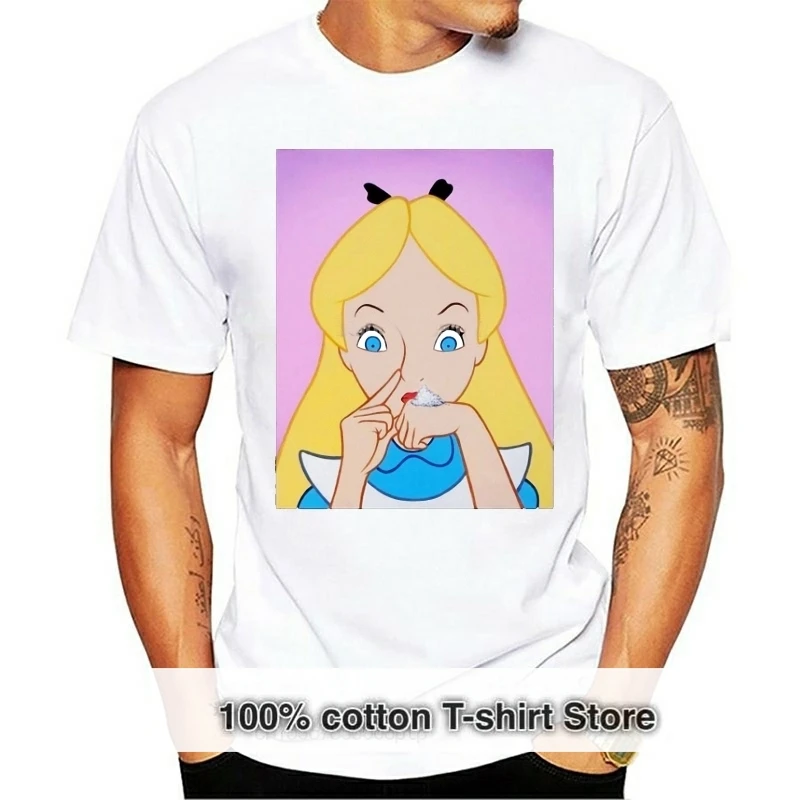 

Wonderland Cocain Funny Drug T Shirt Vest Tee Tops Men Women Unisex 2134 015291