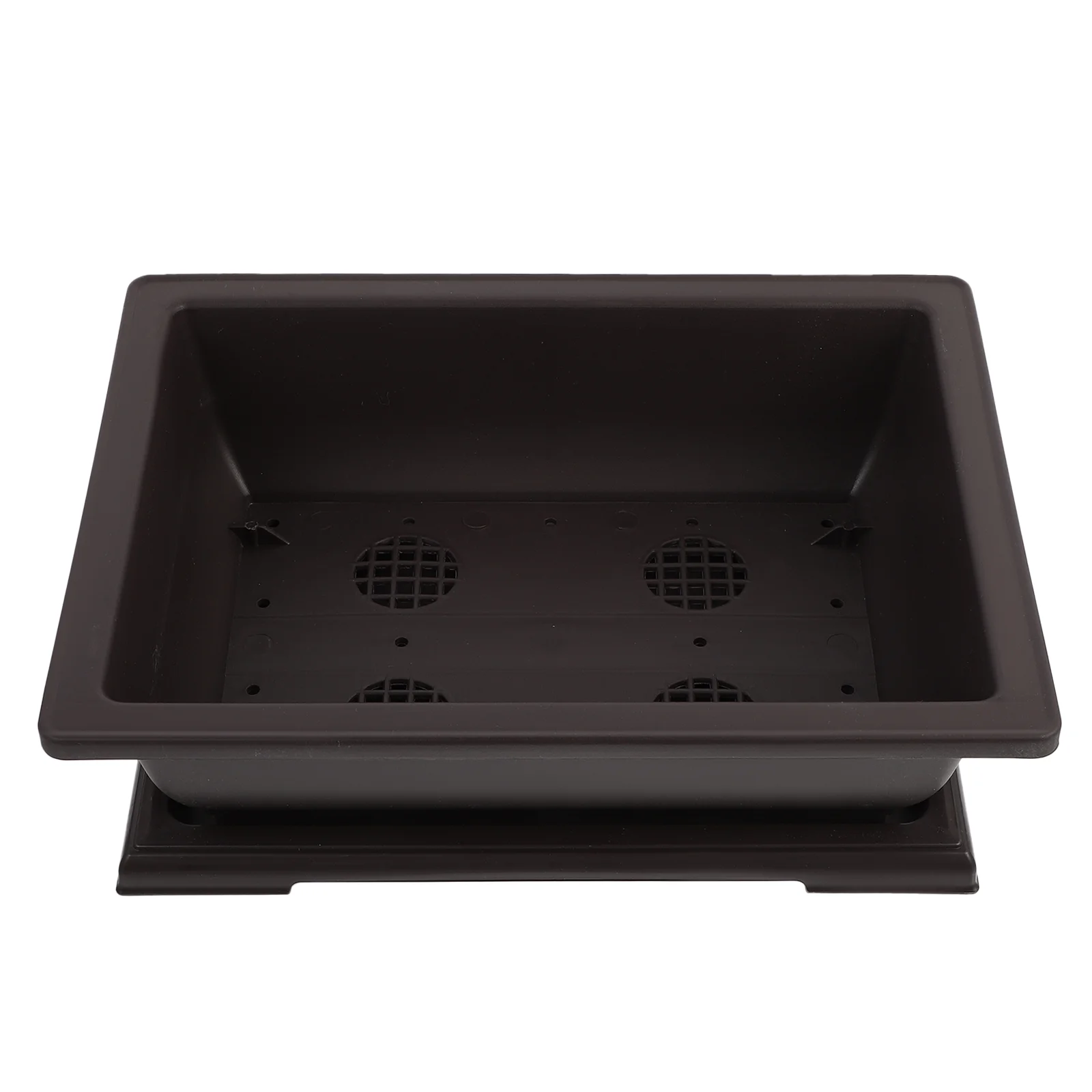 

Planter Pot Succulent Nursery Planters Gardening Rectangular Flower Large Saucer Pots Indoor Accessories Box Plastic