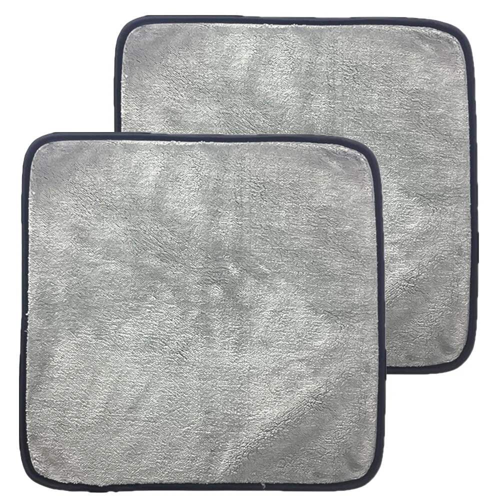 

2 PCS Car Drying Towel Wash Towels Microfiber Cleaning Cloths Thicken Absorbent Car accessories