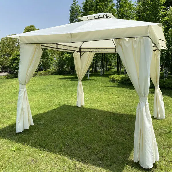 

10x10 Ft Outdoor Patio Garden Gazebo Tent, Outdoor Shading, Gazebo Canopy