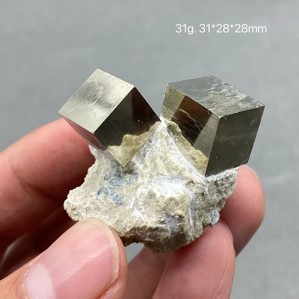 

100% natural Spanish Cuboid and cube pyrite mineral specimen stones and crystals healing crystals quartz gemstones