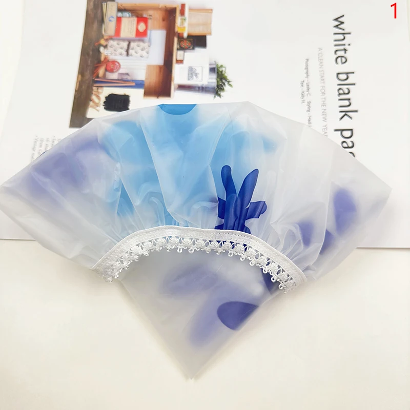 Водонепроницаемая утолщенная шапочка для ванны с дымчатым запахом женский