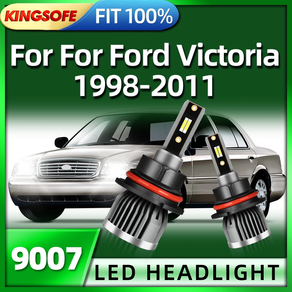 

KINGSOFE 26000LM 110W 9007 LED Car Headlight 6000K Auto Lamp For Ford Victoria 98 99 2000 01 02 03 04 05 06 07 08 2009 2010 2011